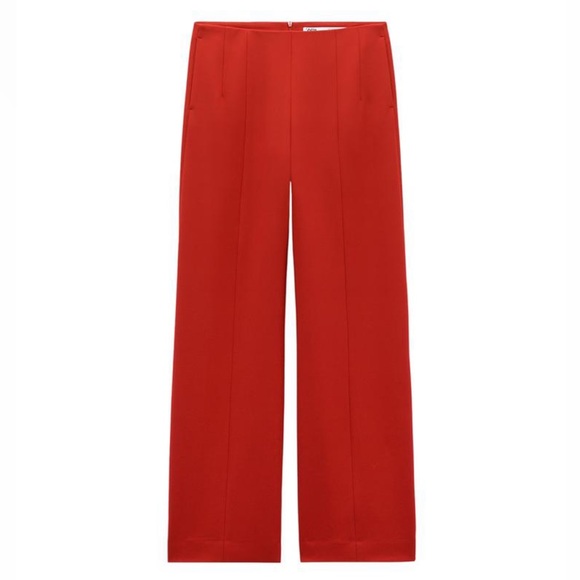 ZARA LIMITED EDITION TIED CAPE TOP WITH MATCHING PANT SET - Picture 4 of 4